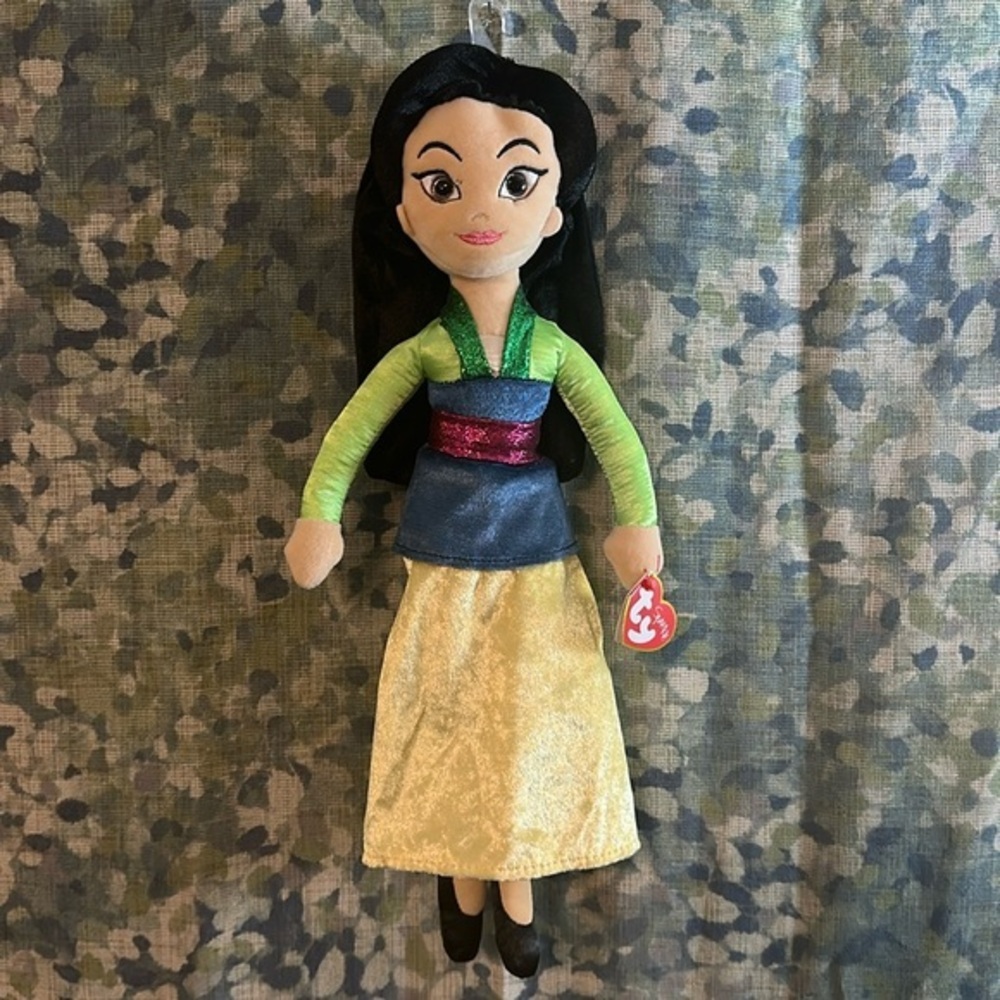 Disney Mulan Ty Beanie Buddies Plush Doll 15” NWT